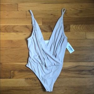 NEW Wasabi & Mint Plunging Bodysuit